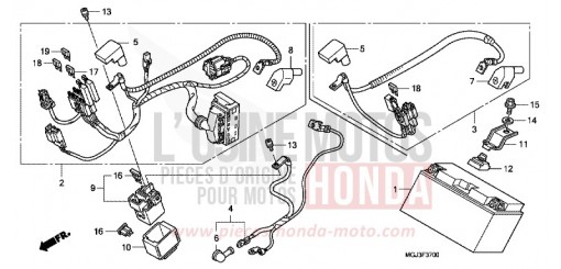 BATTERIE CBF1000FAA de 2010